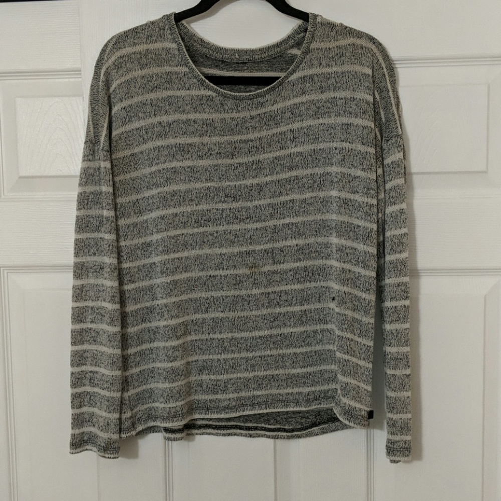 Striped sweater shirt